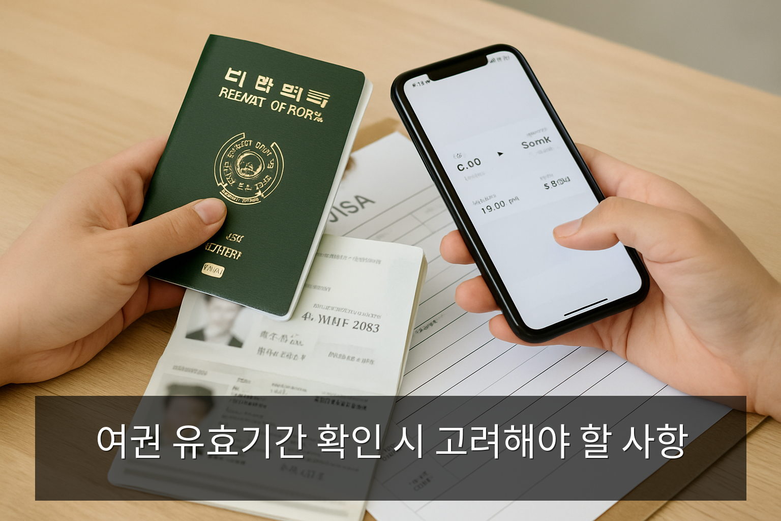 여권 유효기간 확인 방법 - 여권 유효기간 확인 시 고려해야 할 사항