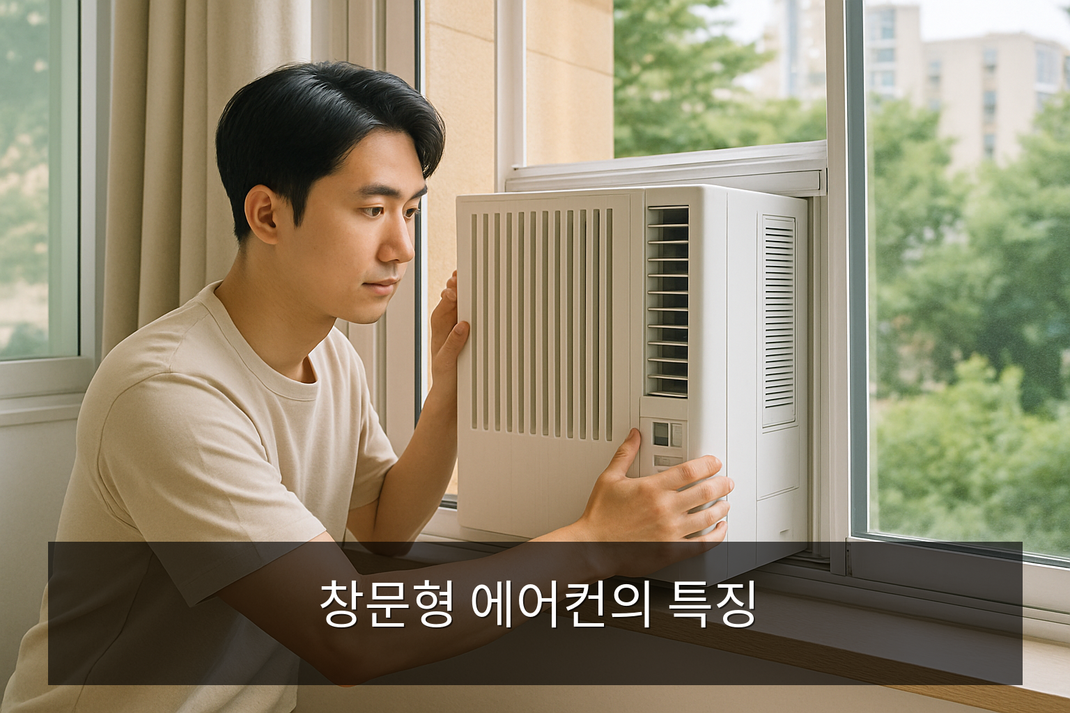 창문형에어컨 - 창문형 에어컨의 특징