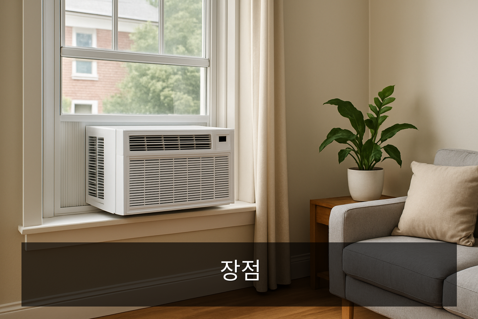 창문형에어컨 - 장점