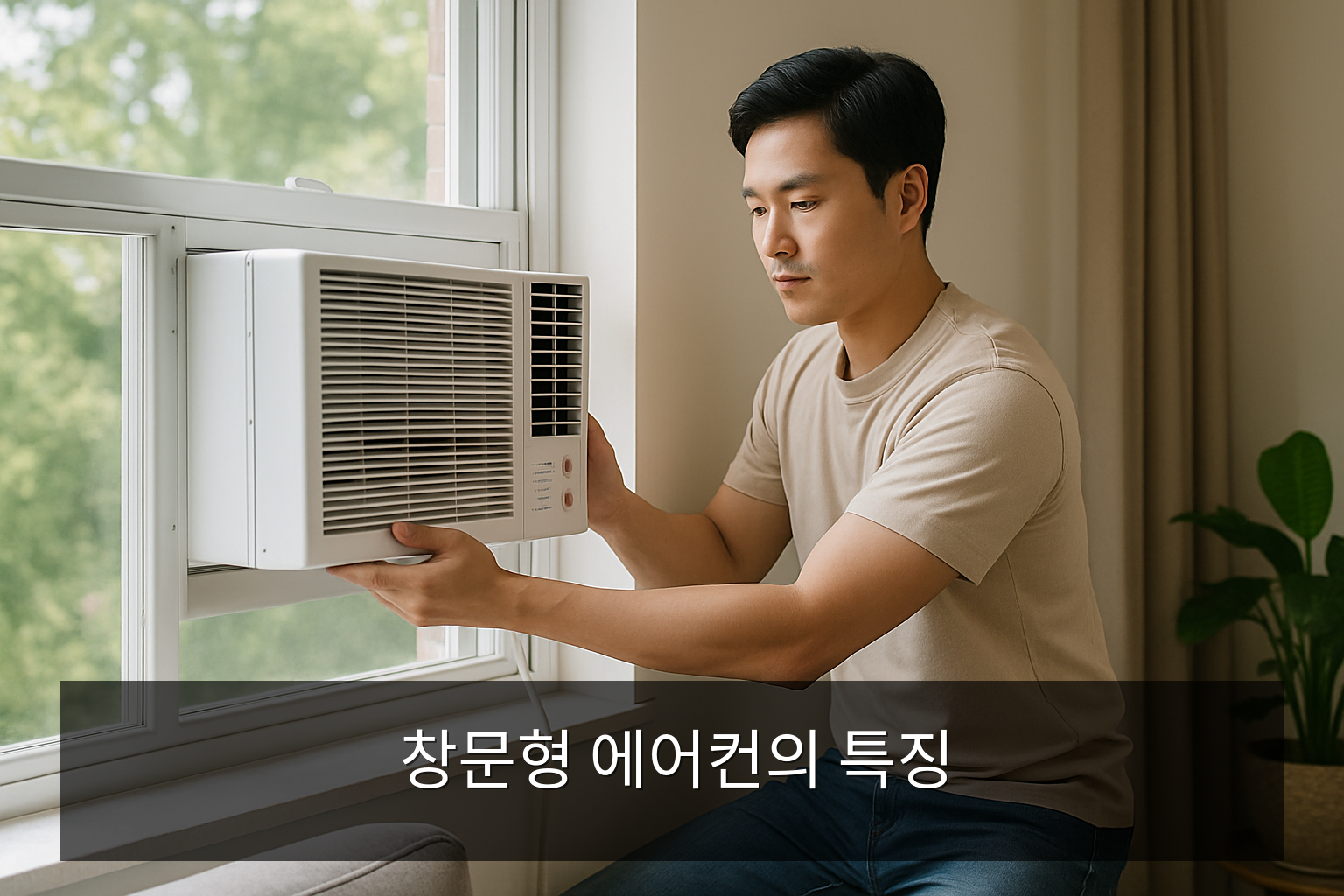 창문형에어컨 - 창문형 에어컨의 특징