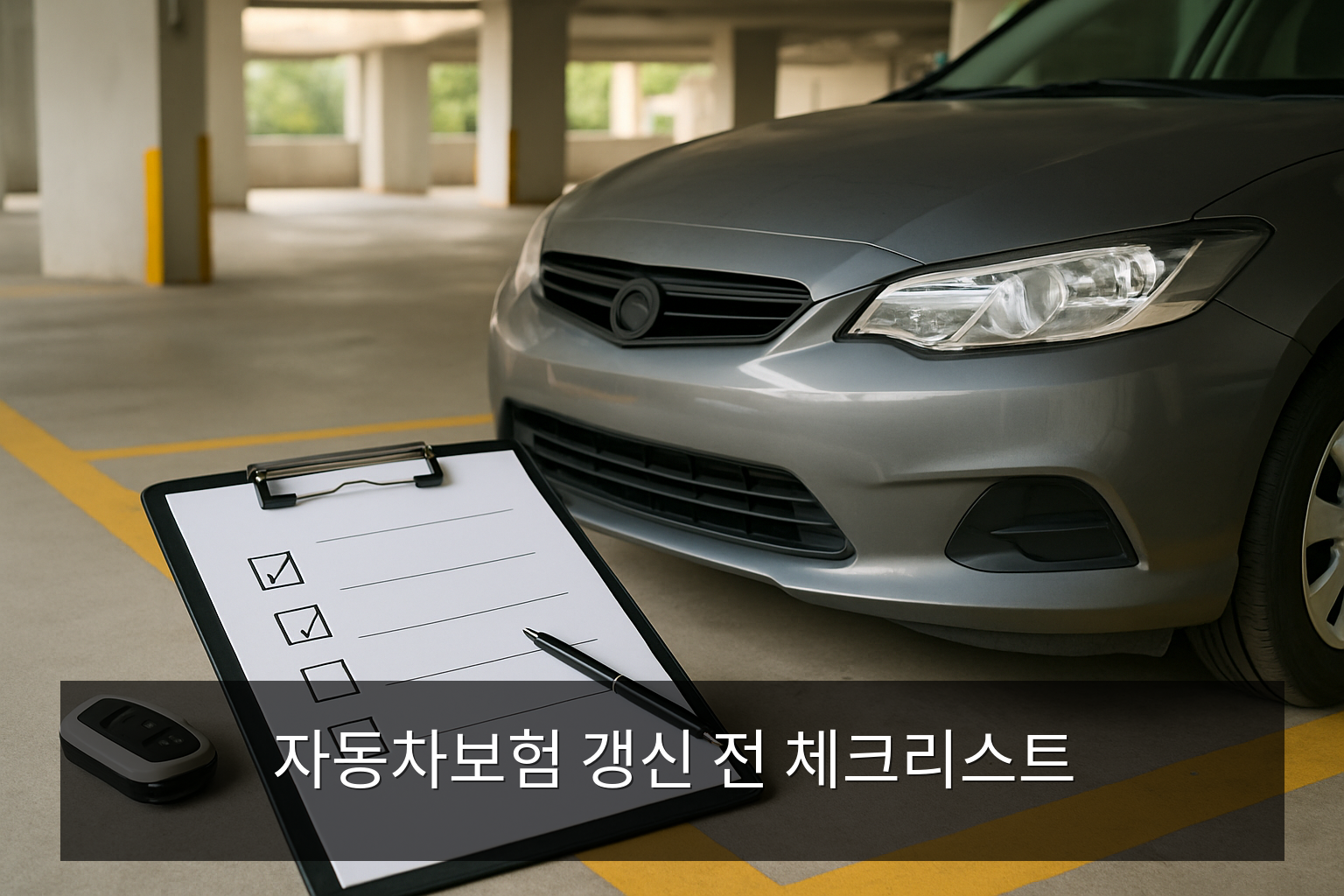 자동차보험 - 자동차보험 갱신 전 체크리스트