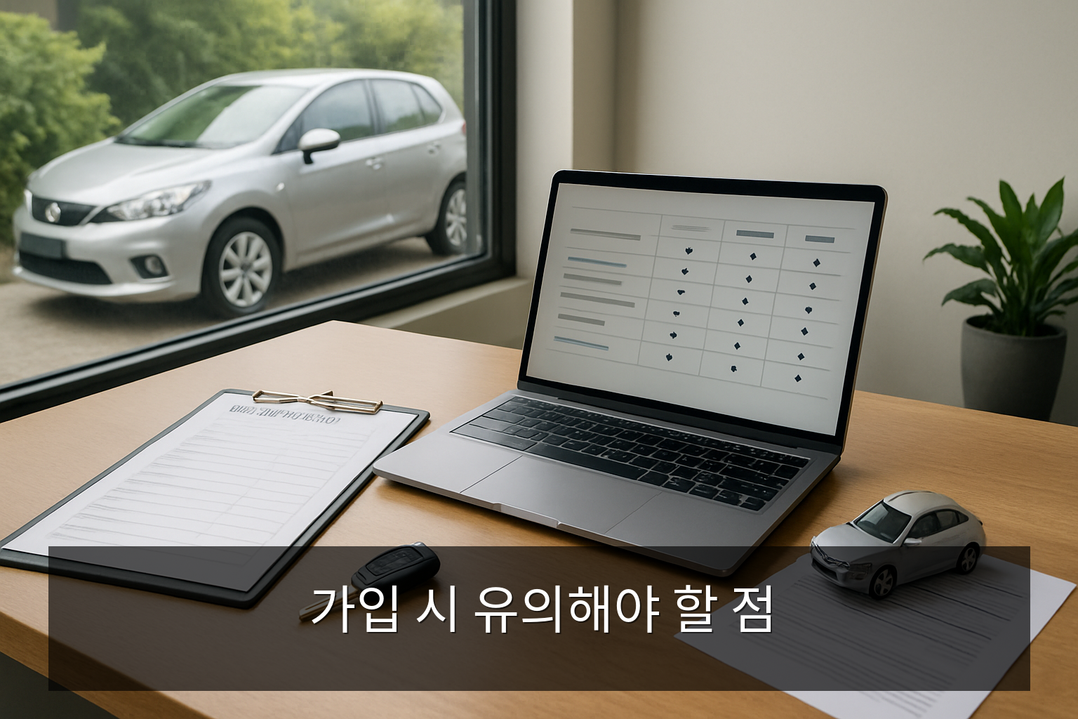 DB자동차보험 - 가입 시 유의해야 할 점
