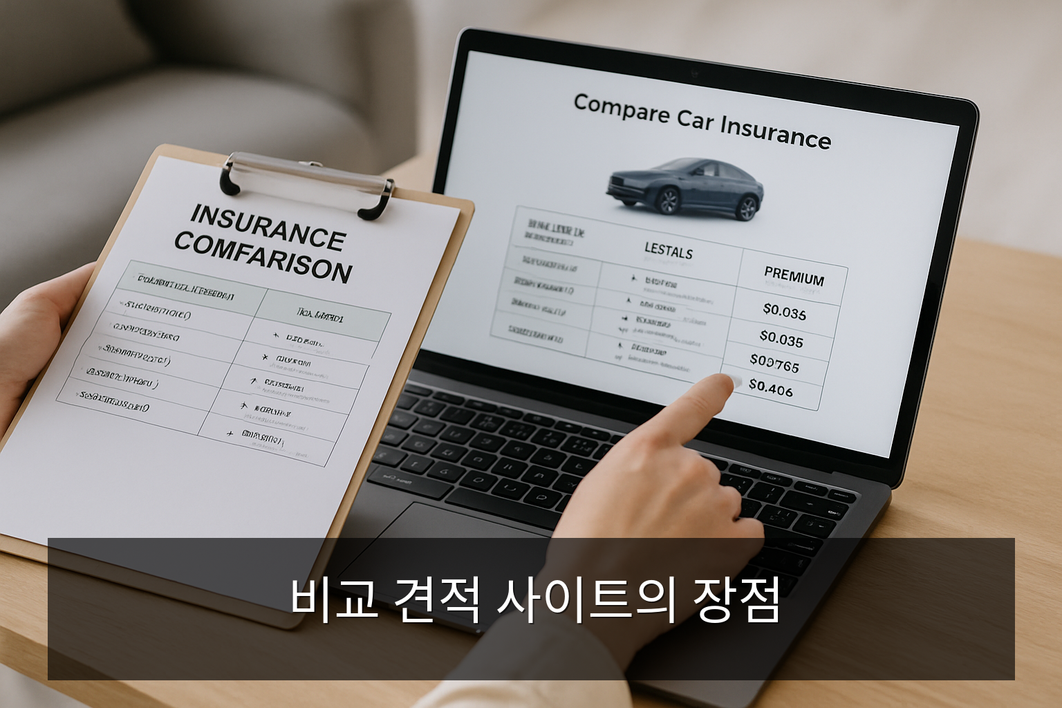 자동차보험료비교견적사이트 - 비교 견적 사이트의 장점