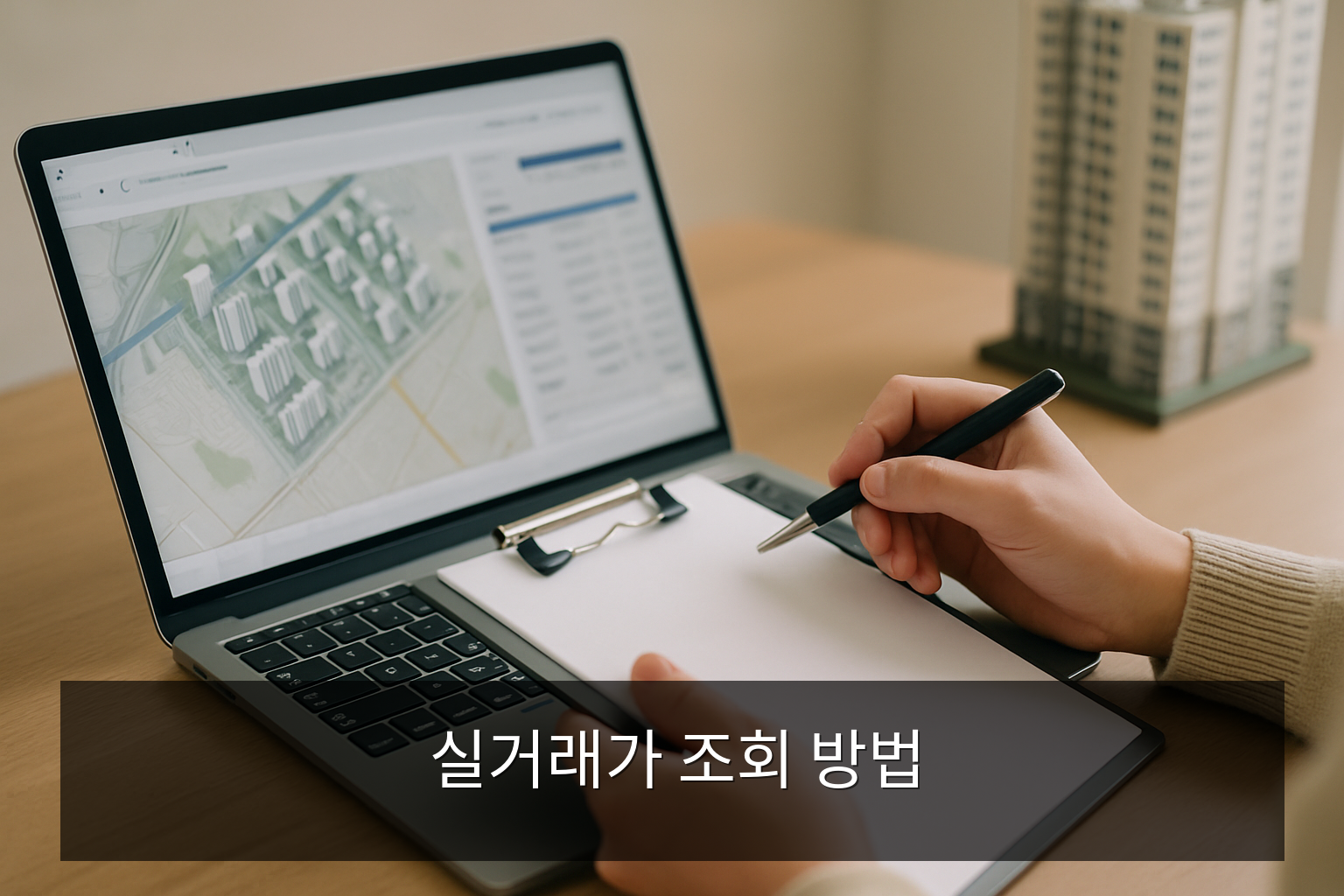 아파트실거래가조회 - 실거래가 조회 방법