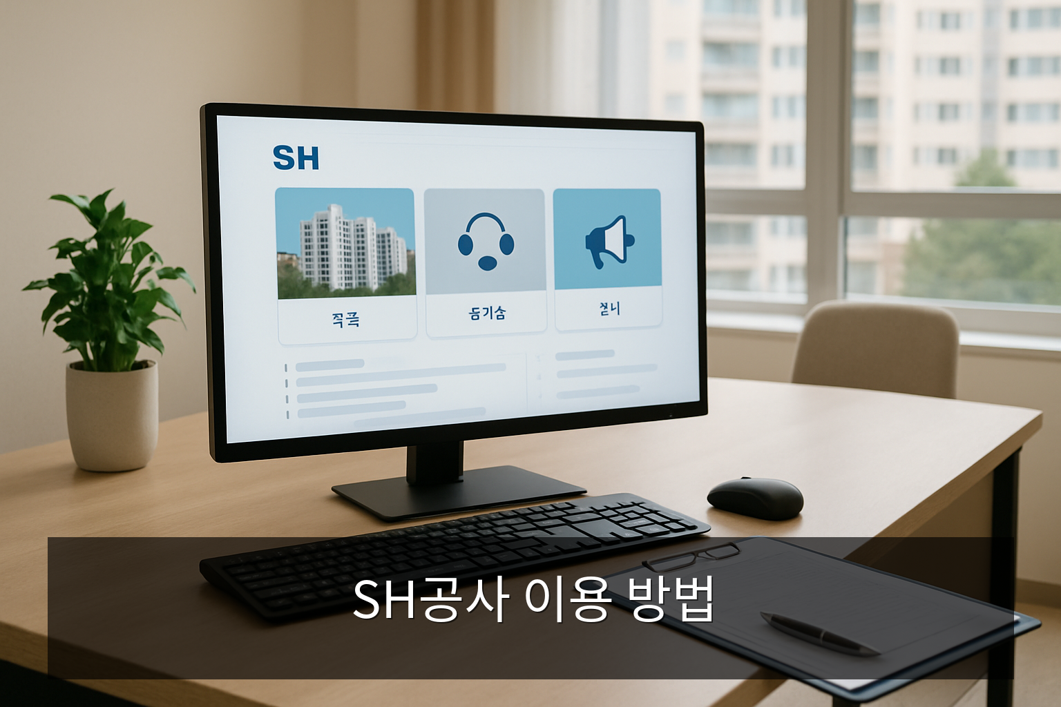 SH공사 - SH공사 이용 방법