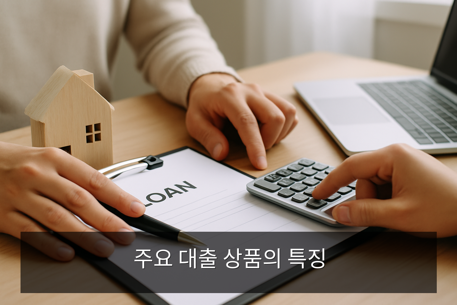 주택담보대출 - 주요 대출 상품의 특징