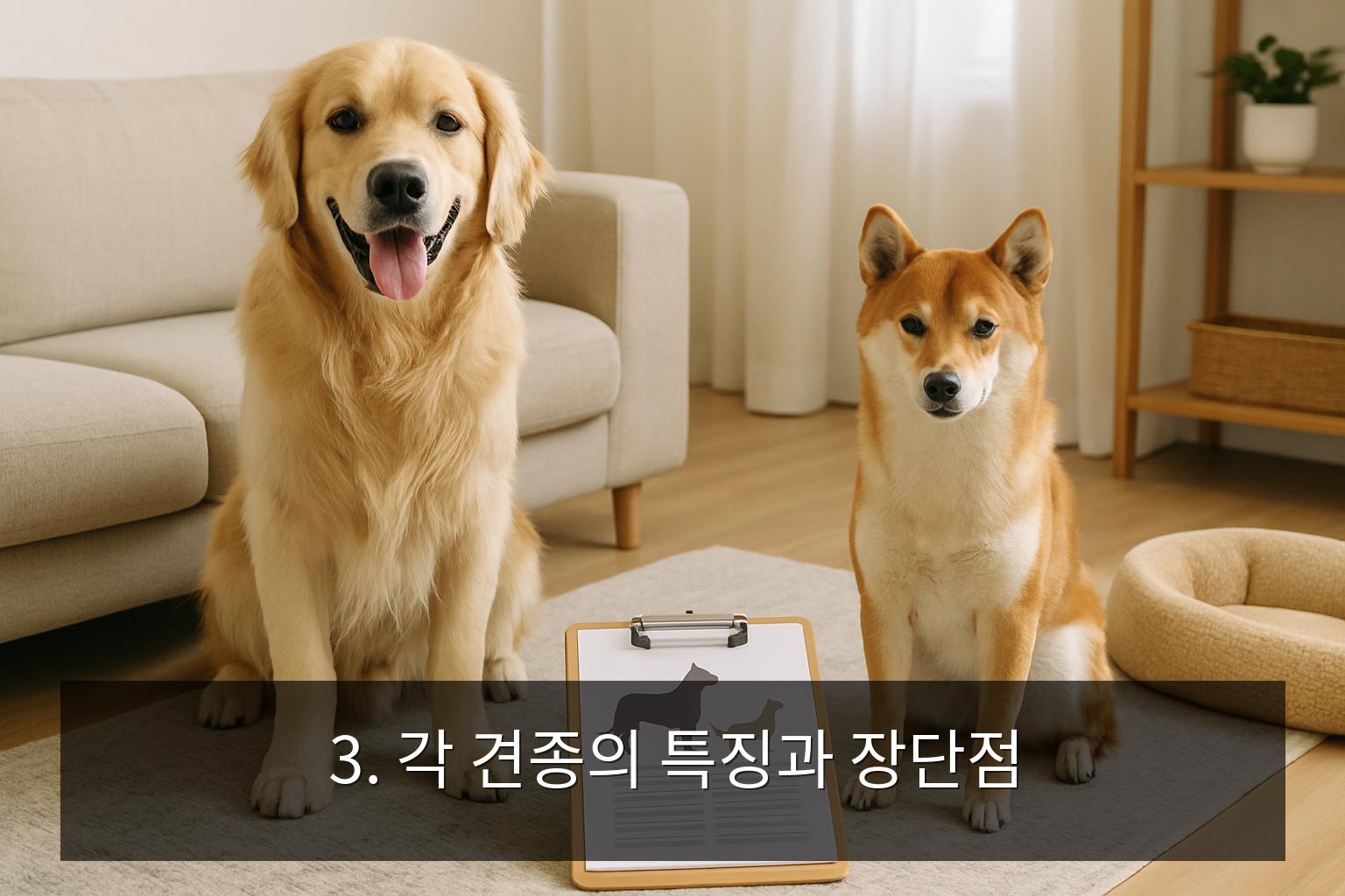 강아지종류 - 3. 각 견종의 특징과 장단점