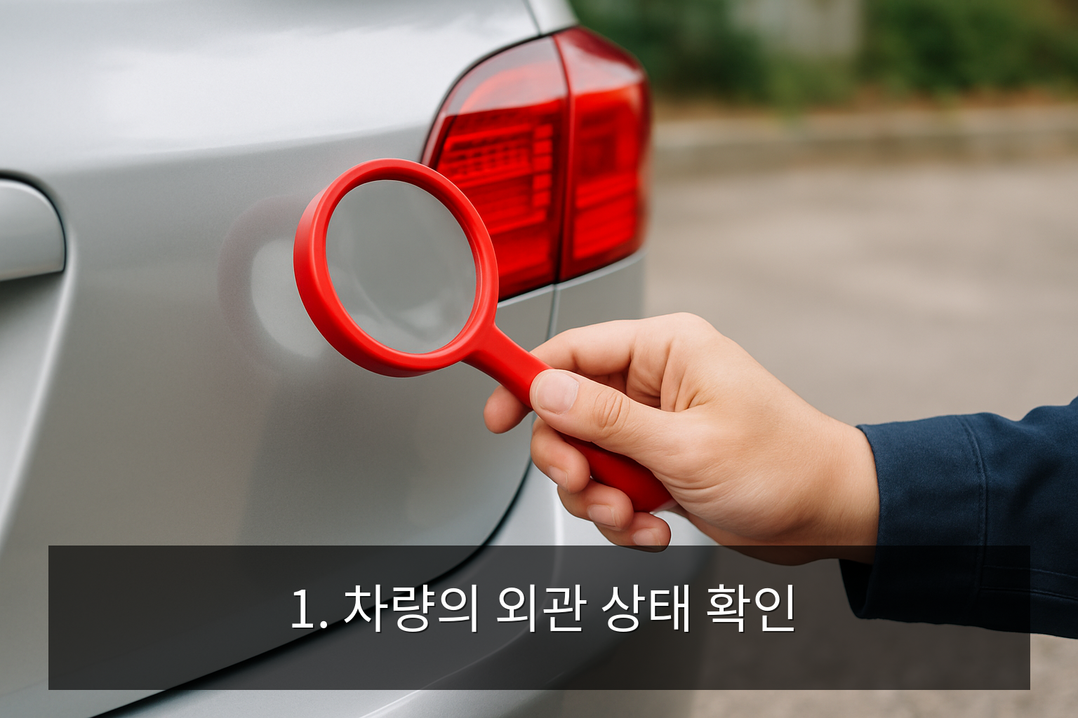 중고차 구매 체크리스트 - 1. 차량의 외관 상태 확인
