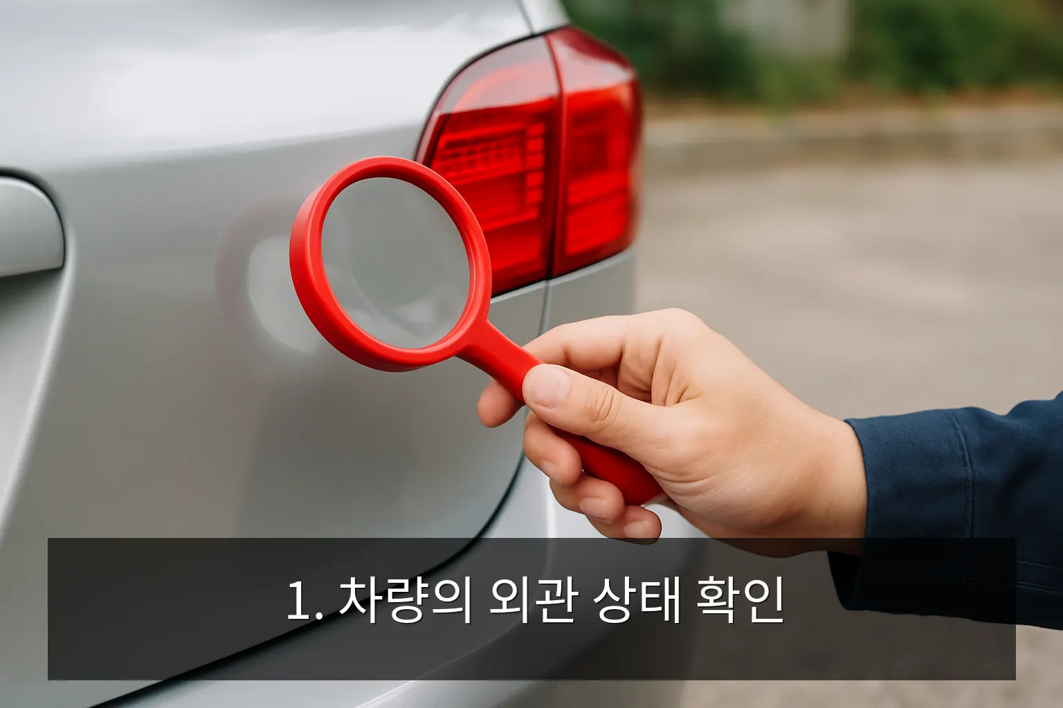 中古車購入チェックリスト - 1. 車両の外観状態の確認