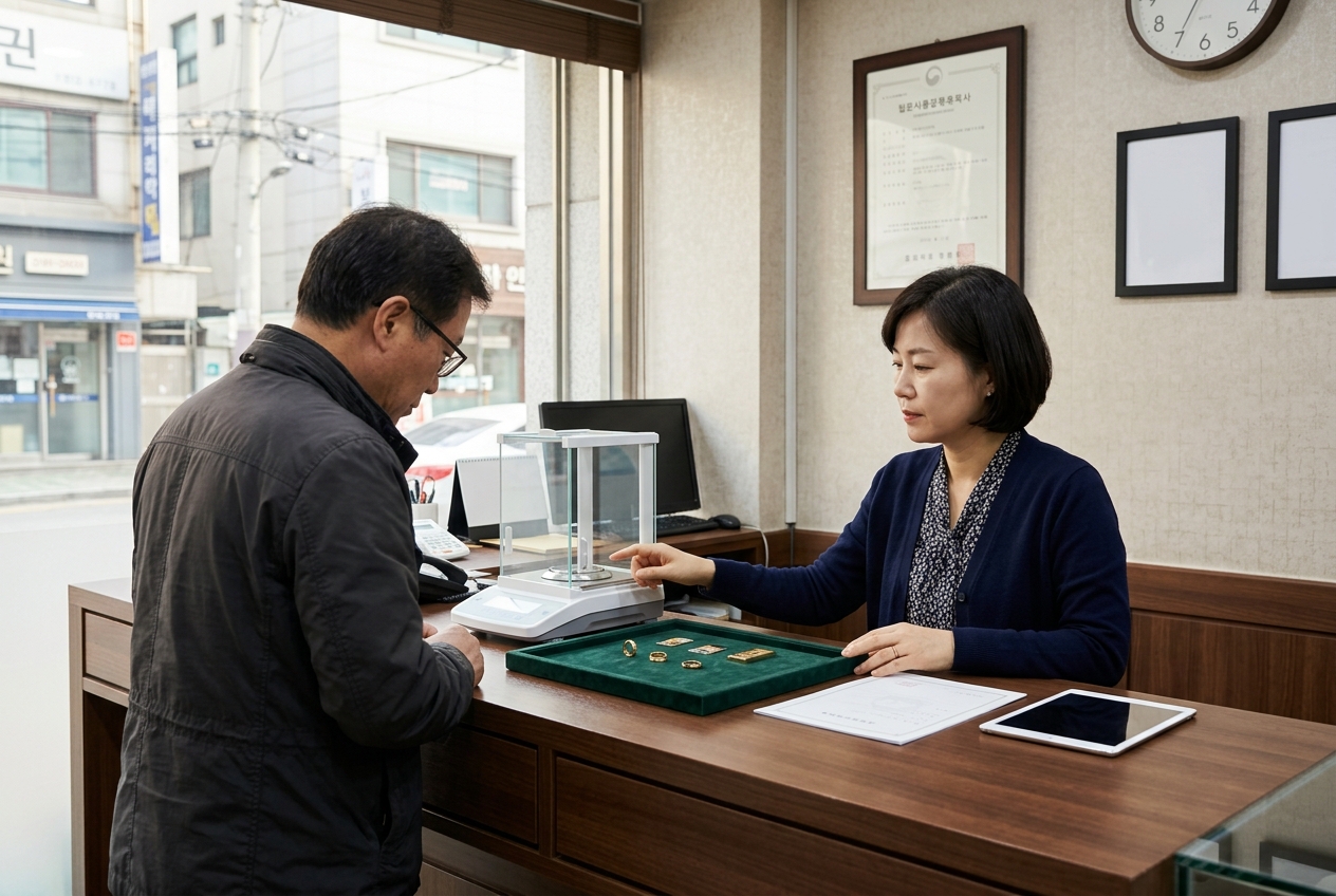 오늘의금값 - 신뢰할 수 있는 거래처 선택 체크리스트