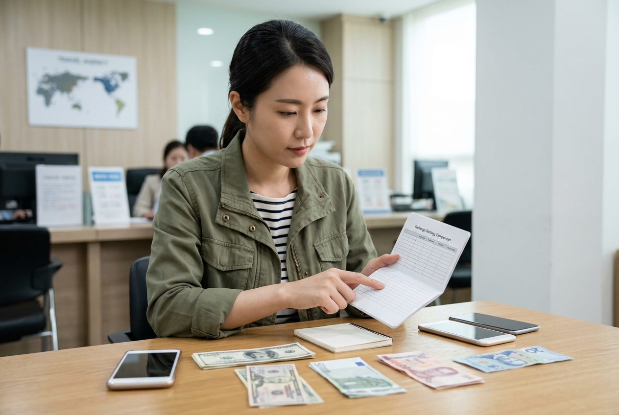 환전 - 여행 목적지에 따른 환전 전략의 차이
