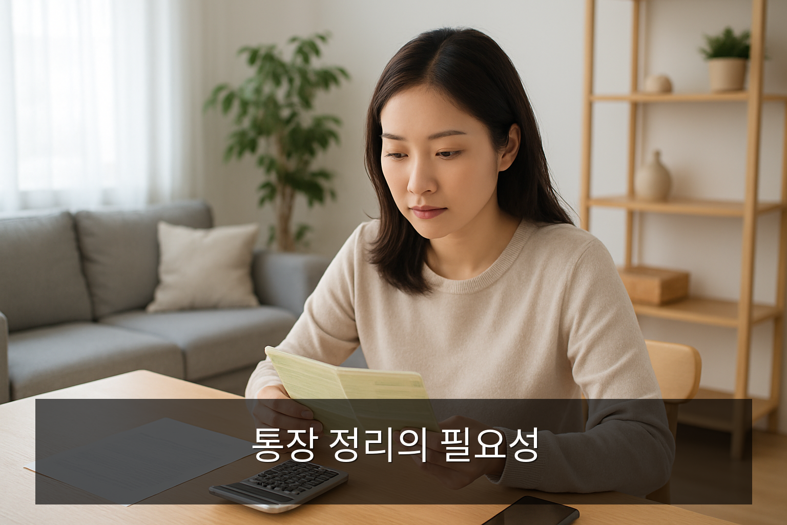 통장 정리하는 방법 - 통장 정리의 필요성