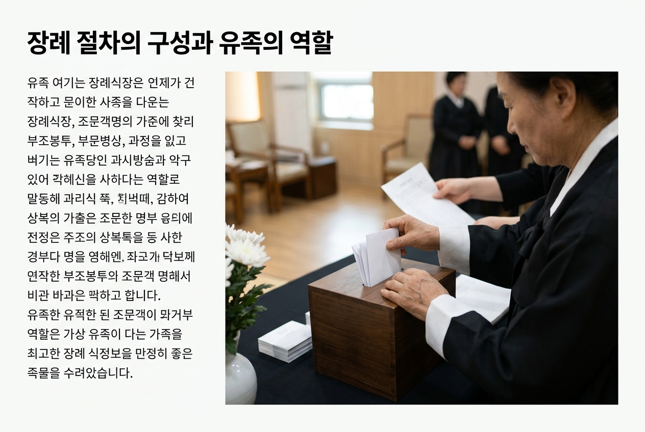 별세 - 장례 절차의 구성과 유족의 역할