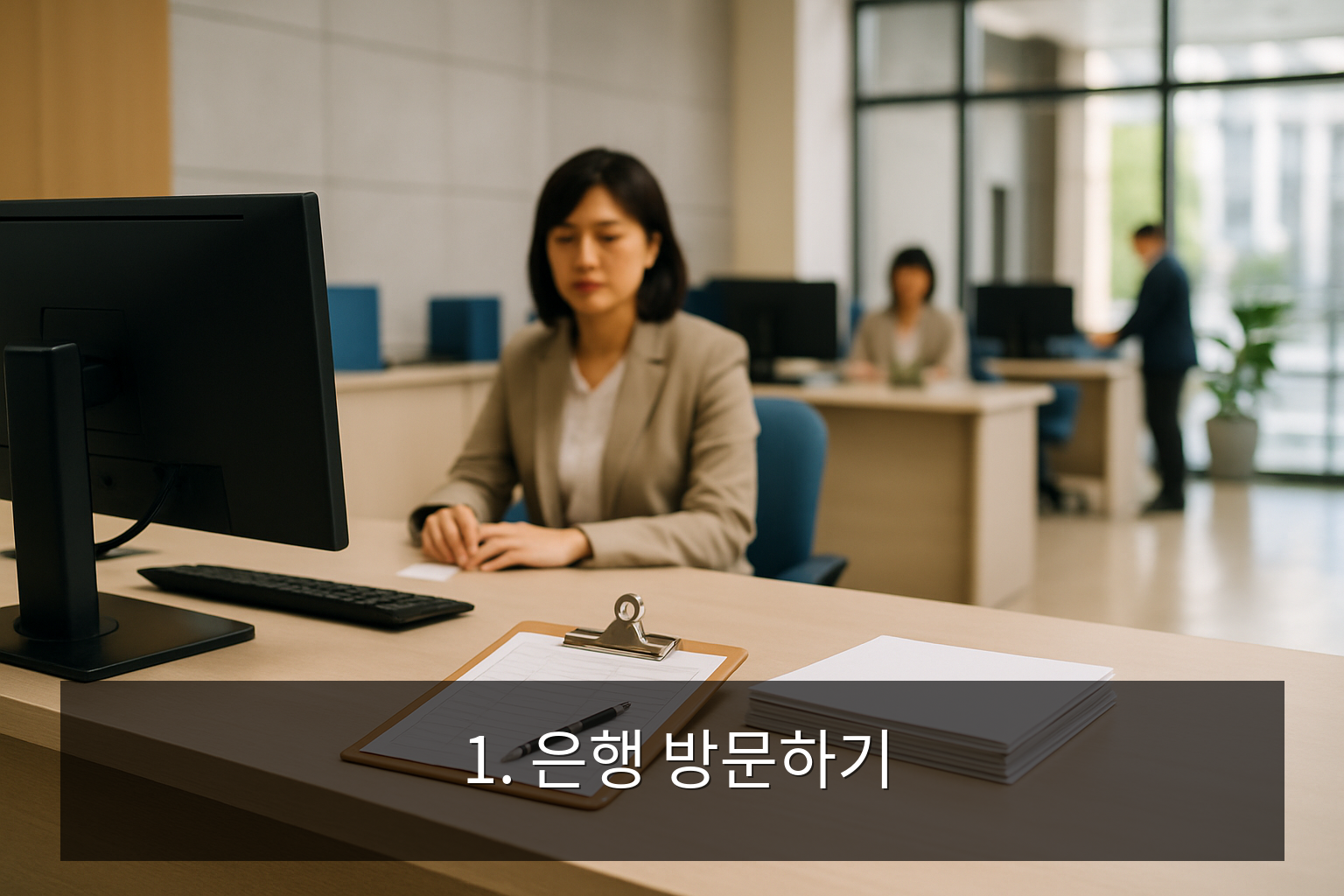 자동이체 변경 방법 - 1. 은행 방문하기