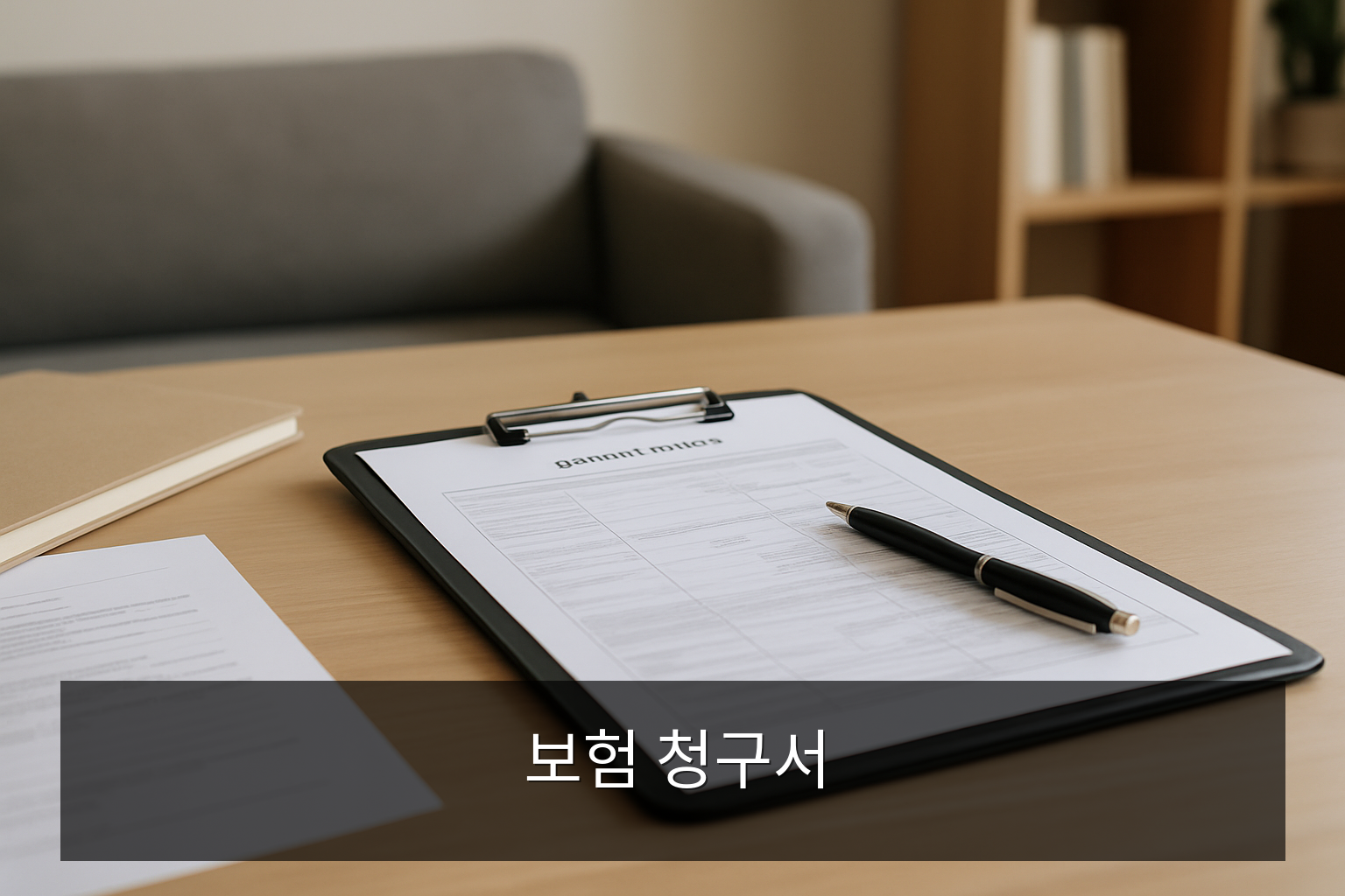 실손보험 청구 준비서류 - 보험 청구서