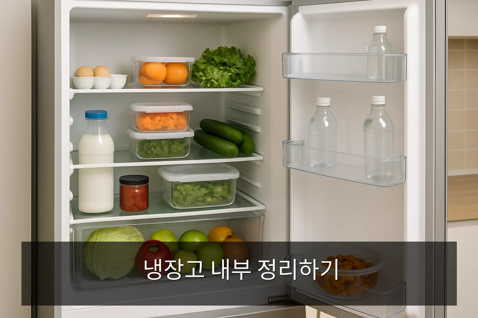 How to reduce refrigerator electricity bills - Organizing the inside