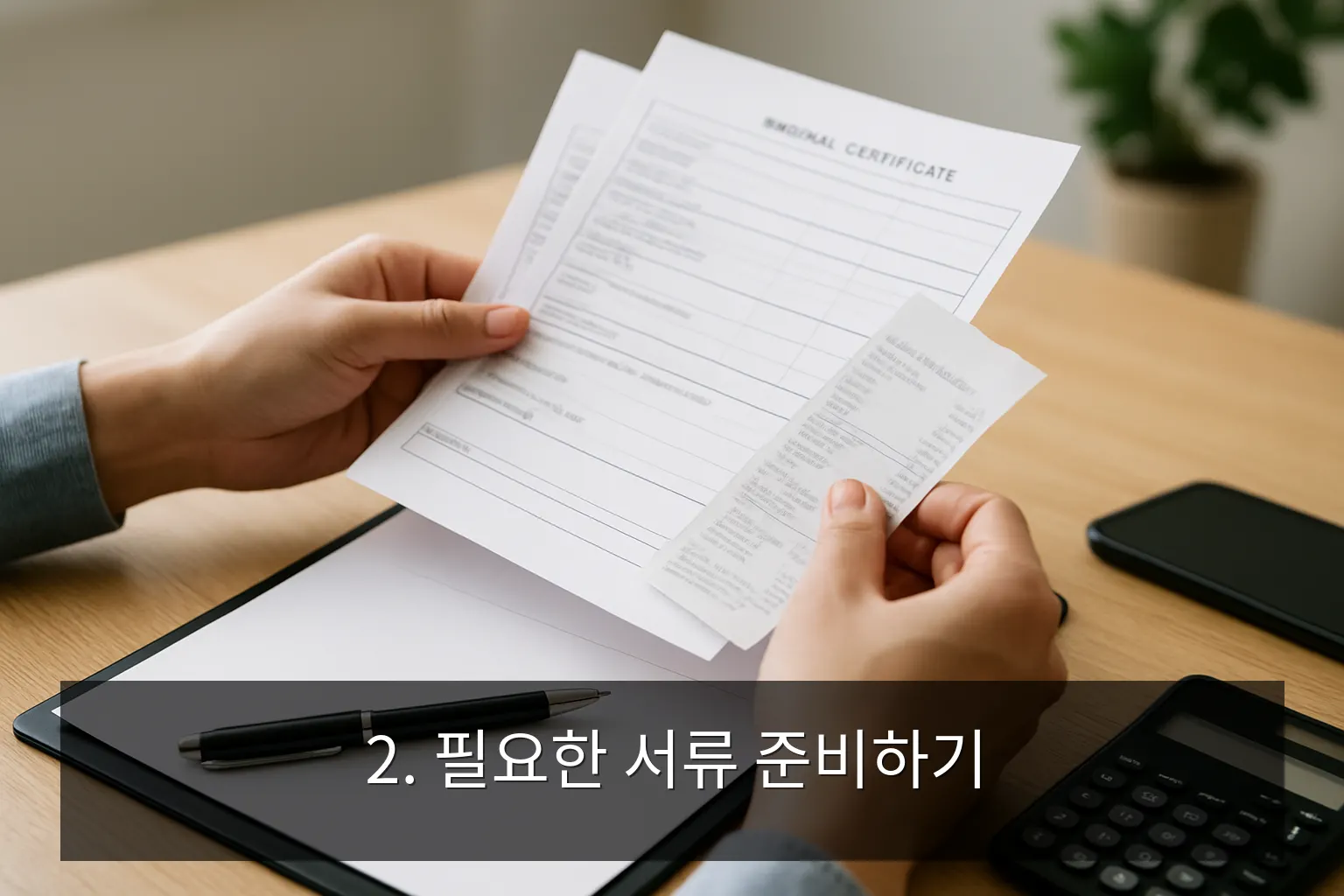 Things to check before filing an insurance claim - 2. Prepare necessary documents