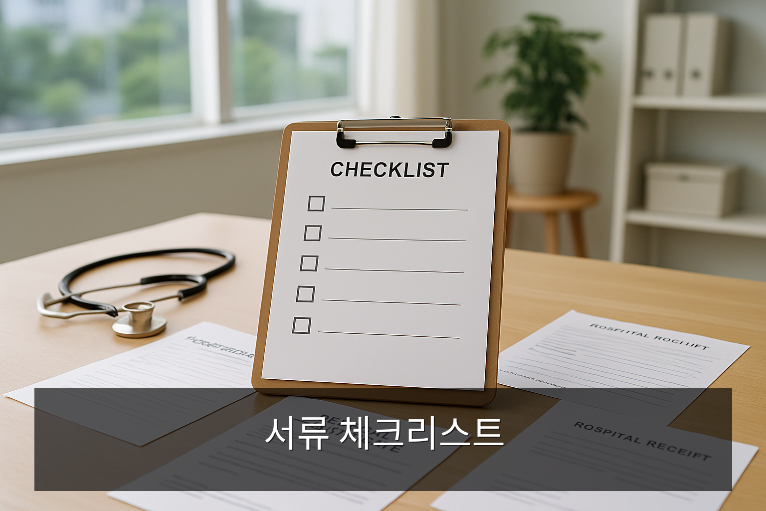 보험금 청구 전에 확인할 사항 - 서류 체크리스트