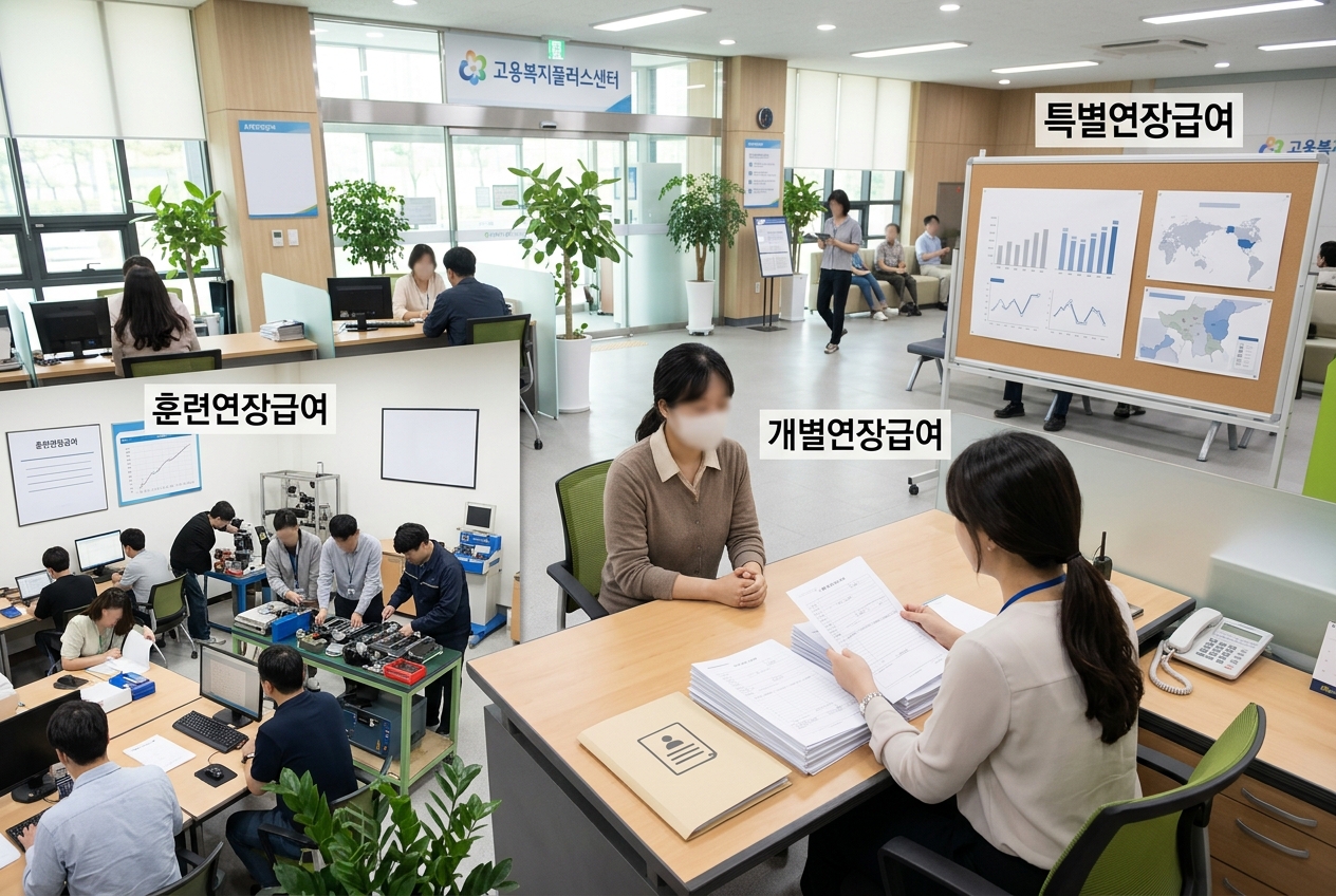 실업급여수급기간 - 연장 급여의 종류와 조건