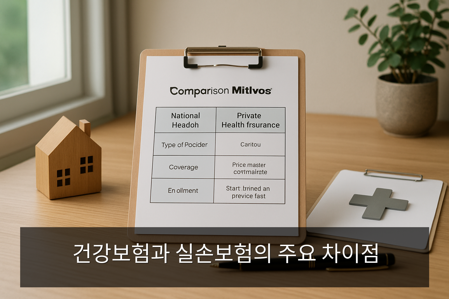 건강보험과 실손보험 차이 알아보기 - 건강보험과 실손보험의 주요 차이점