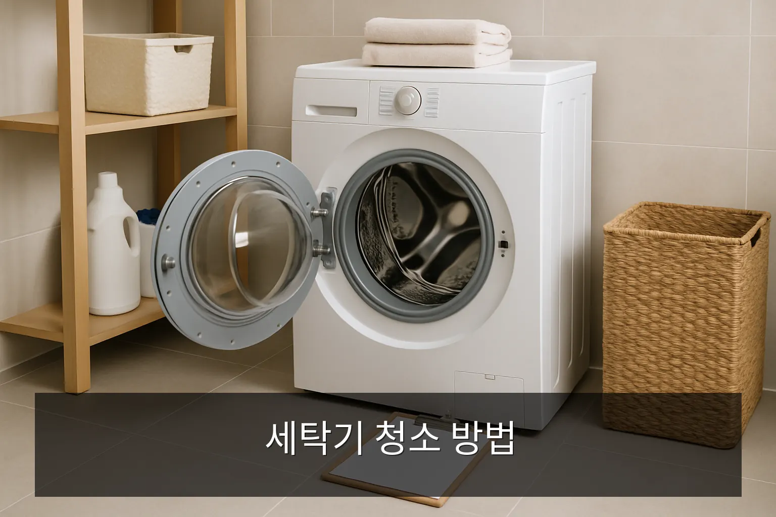 How to clean a washing machine - Cleaning steps