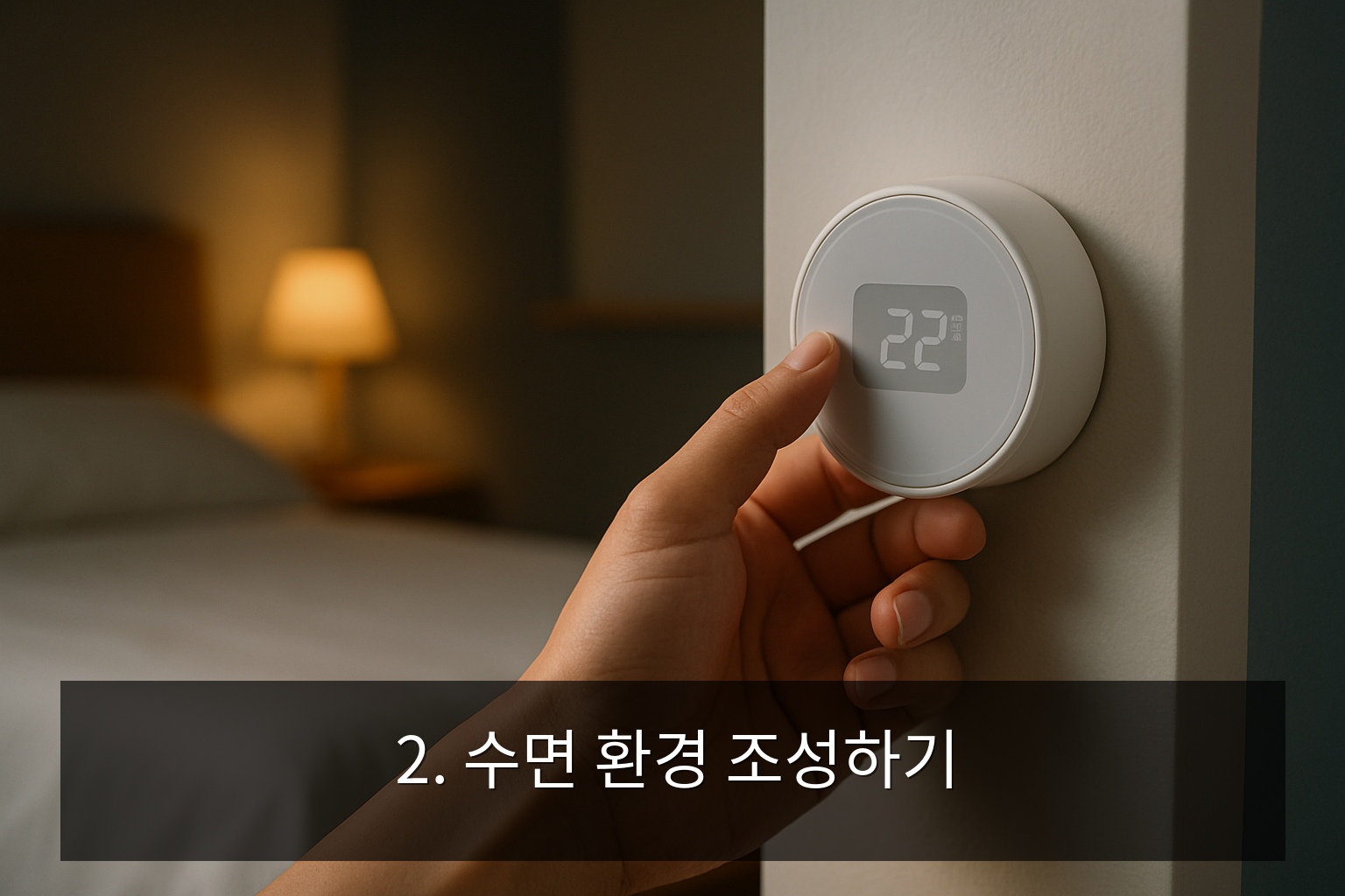 수면 습관 개선 방법 - 2. 수면 환경 조성하기