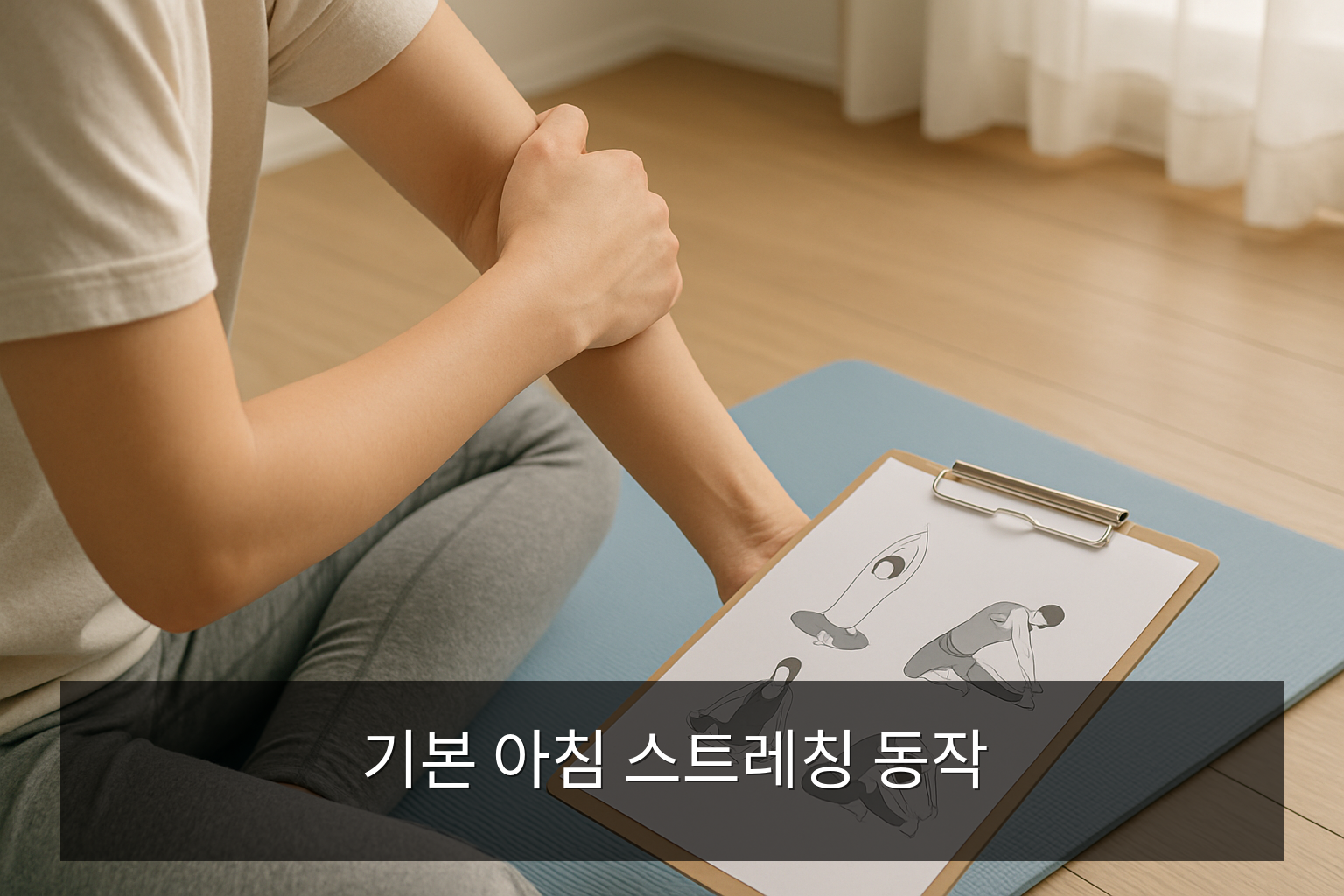 아침 스트레칭 방법 - 기본 아침 스트레칭 동작