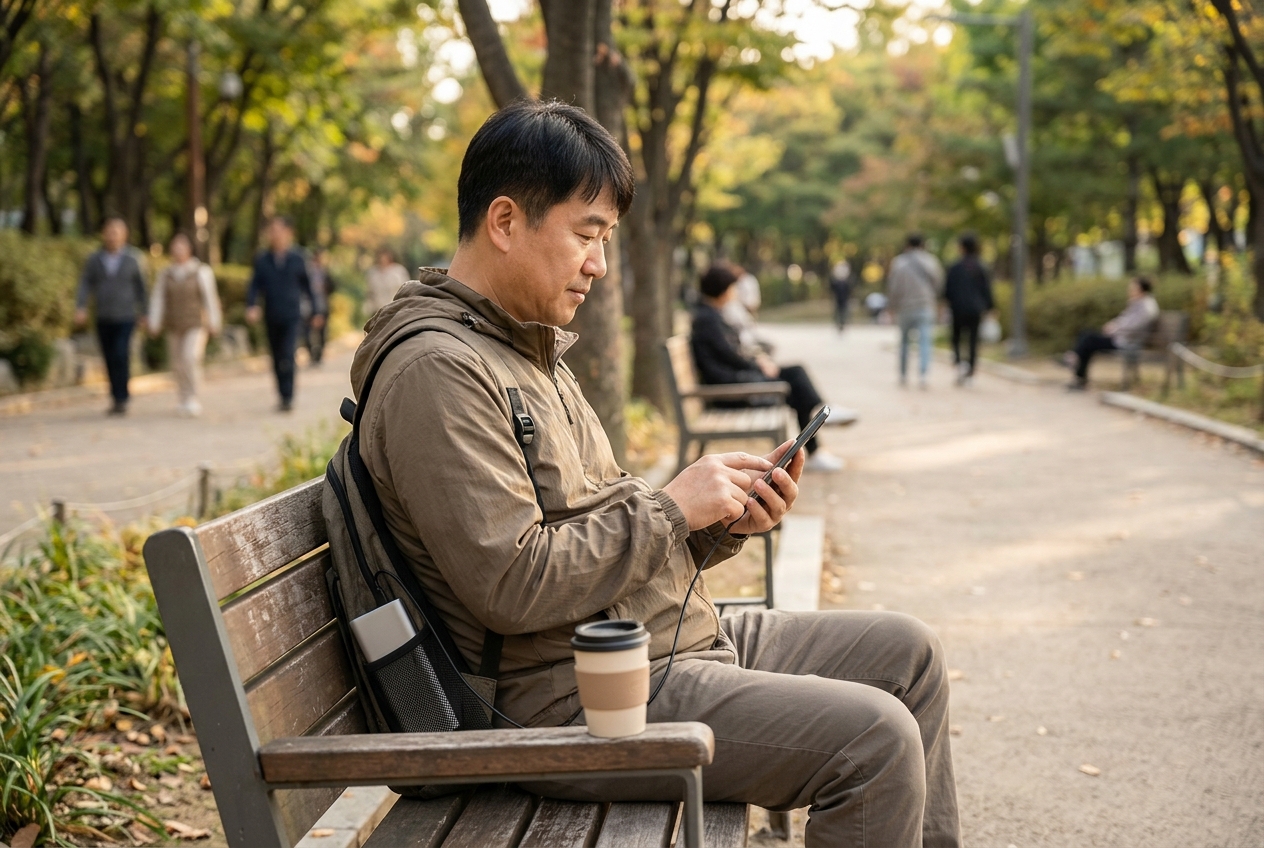 갤럭시와이드6 - 배터리 효율과 일상 편의성