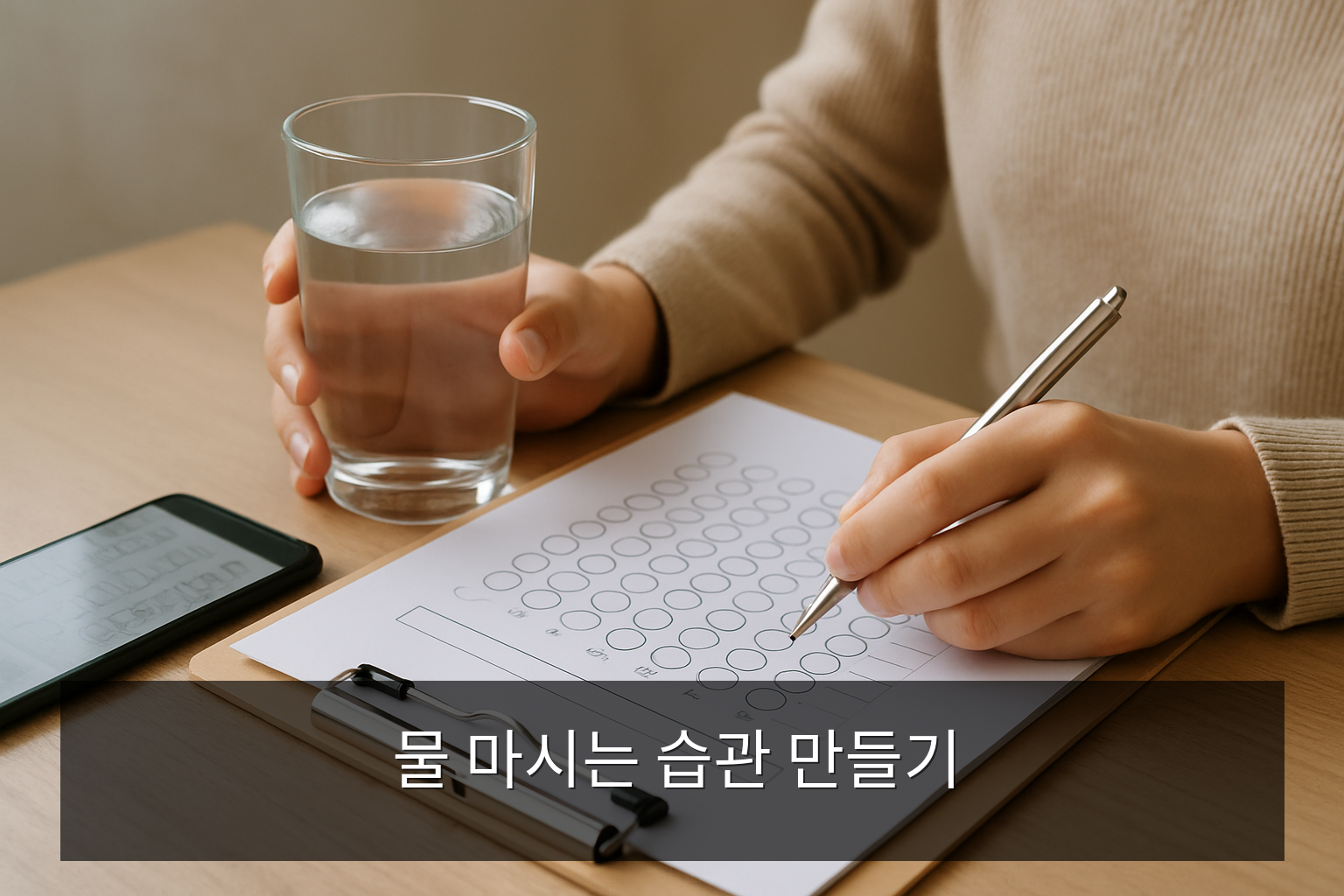 물 마시는 습관 만드는 방법 - 물 마시는 습관 만들기