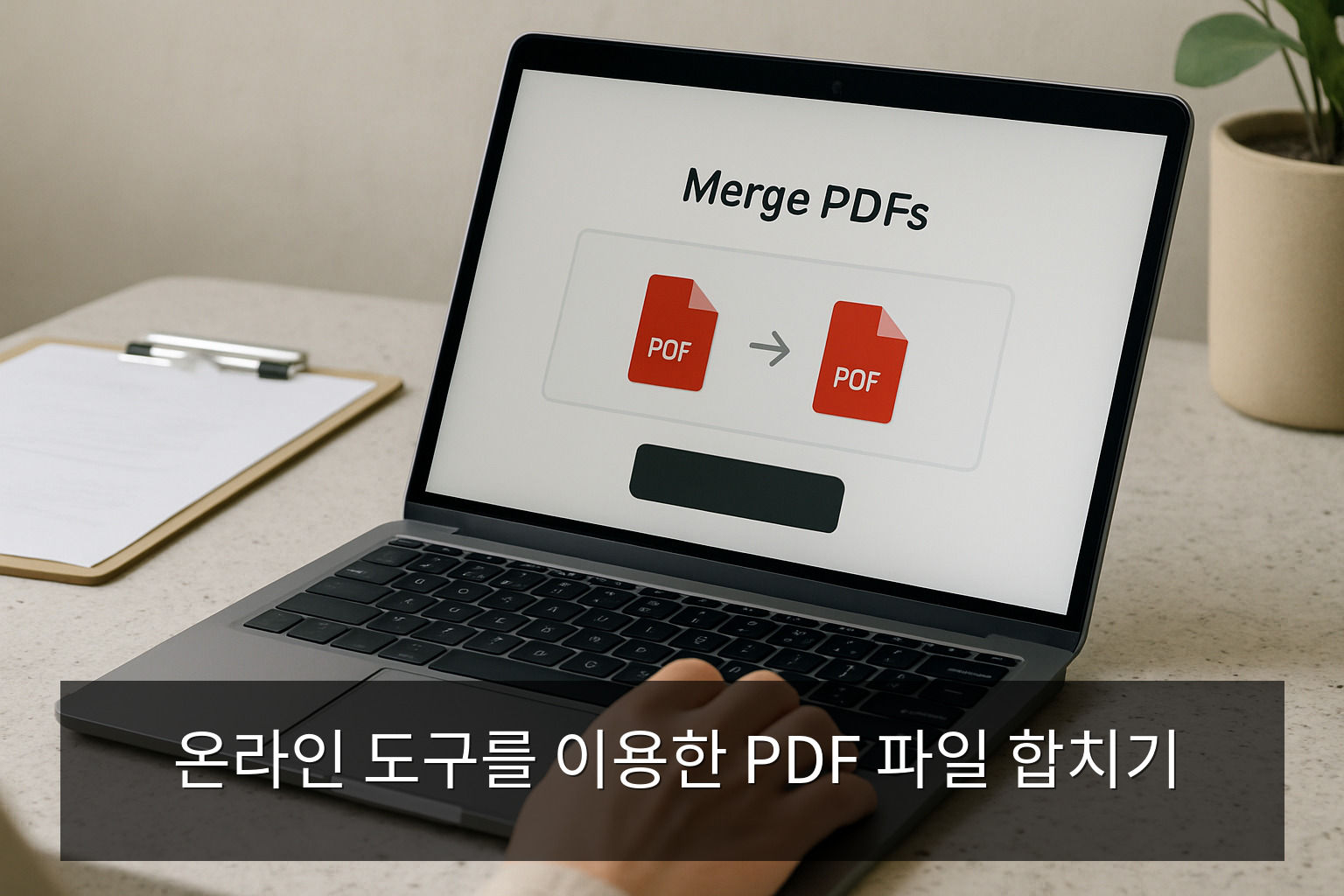 PDF 파일 합치는 방법 - 온라인 도구를 이용한 PDF 파일 합치기