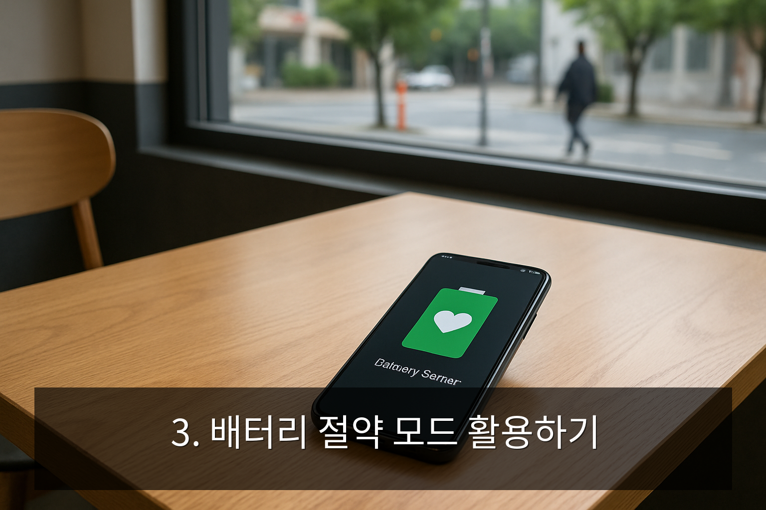 스마트폰 배터리 오래 쓰는 방법 - 3. 배터리 절약 모드 활용하기
