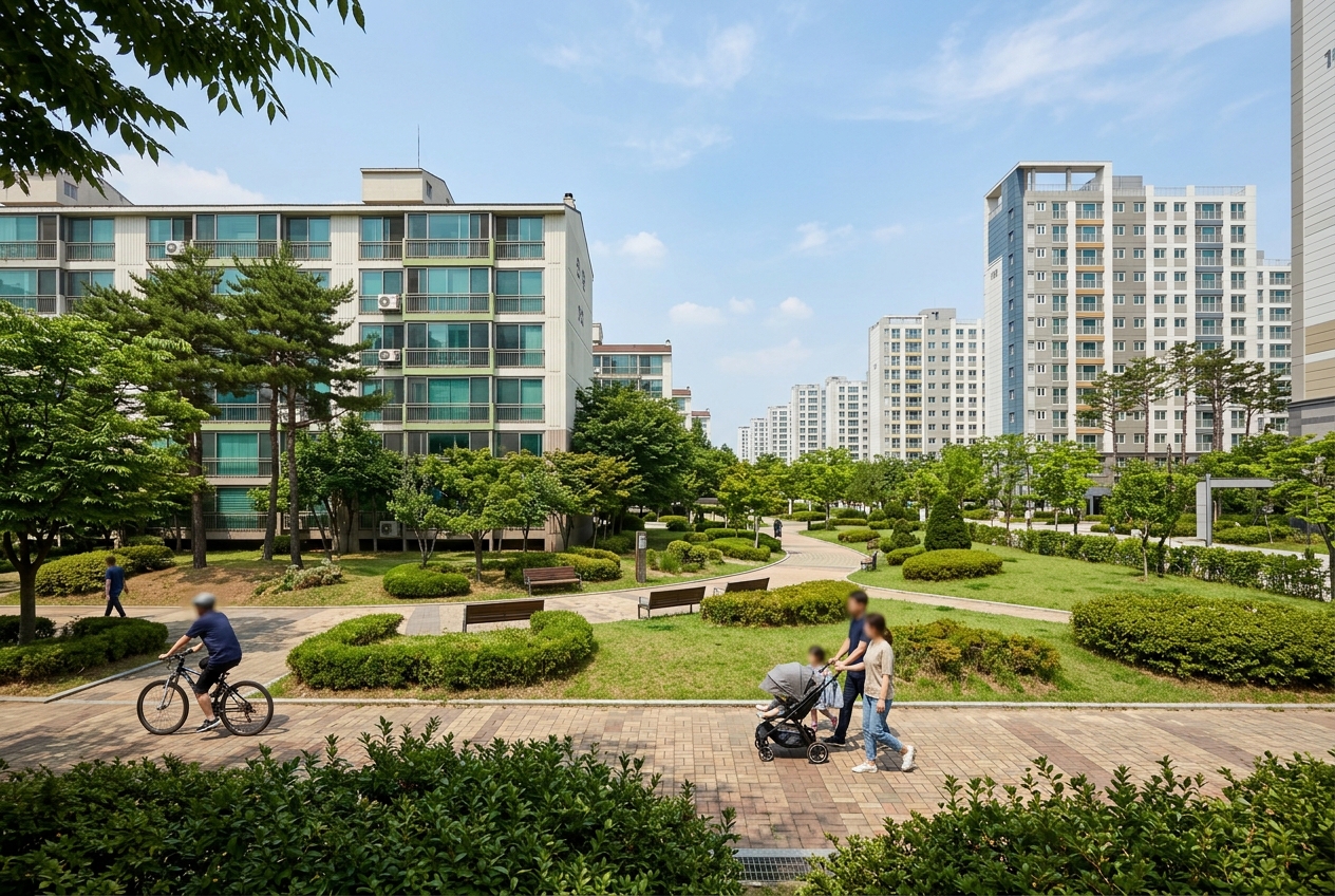망포역 - 주거 환경과 주요 아파트 단지의 특징