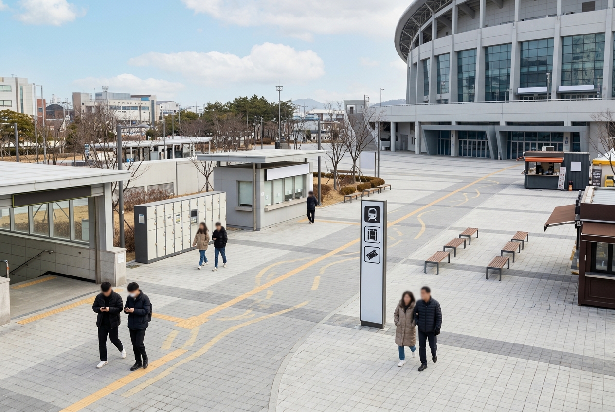 부산콘서트 - 부산콘서트 당일, 현장 동선 최적화