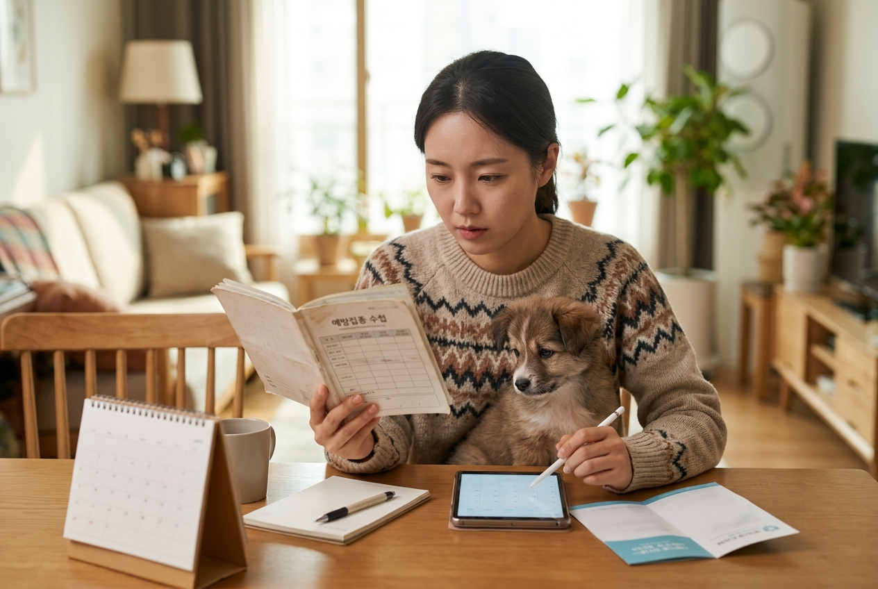 강아지 예방접종 시기 확인 방법 - 강아지 예방접종 시기는 어떻게 확인하나요?