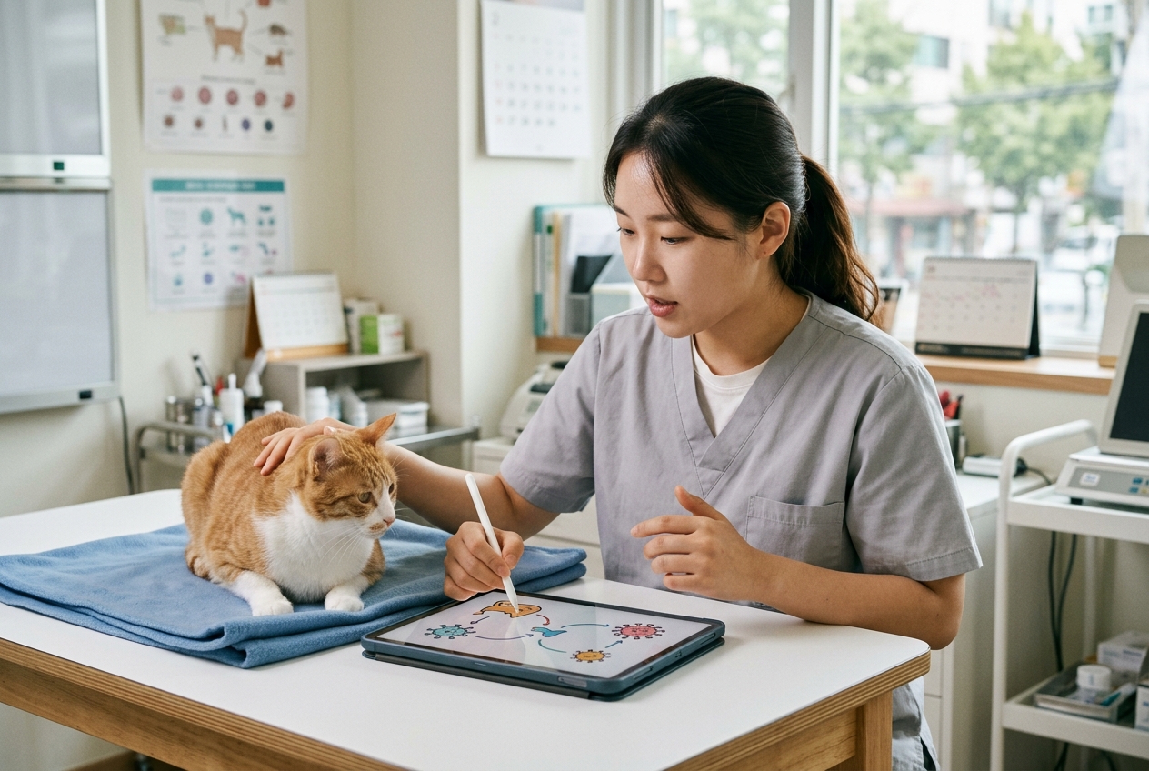 고양이 예방접종 시기 확인 방법 - 고양이 예방접종이 필요한 이유와 원리
