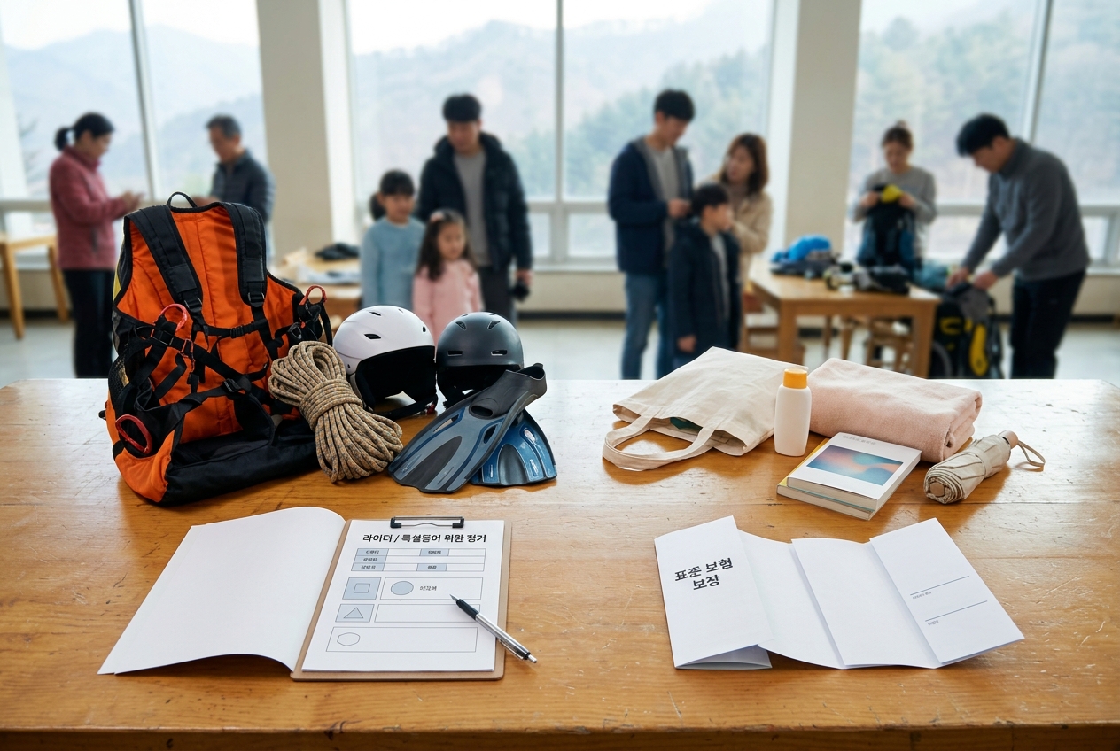 여행자보험 가입 전 확인할 사항 - 3. 여행 목적에 따른 특약 구성
