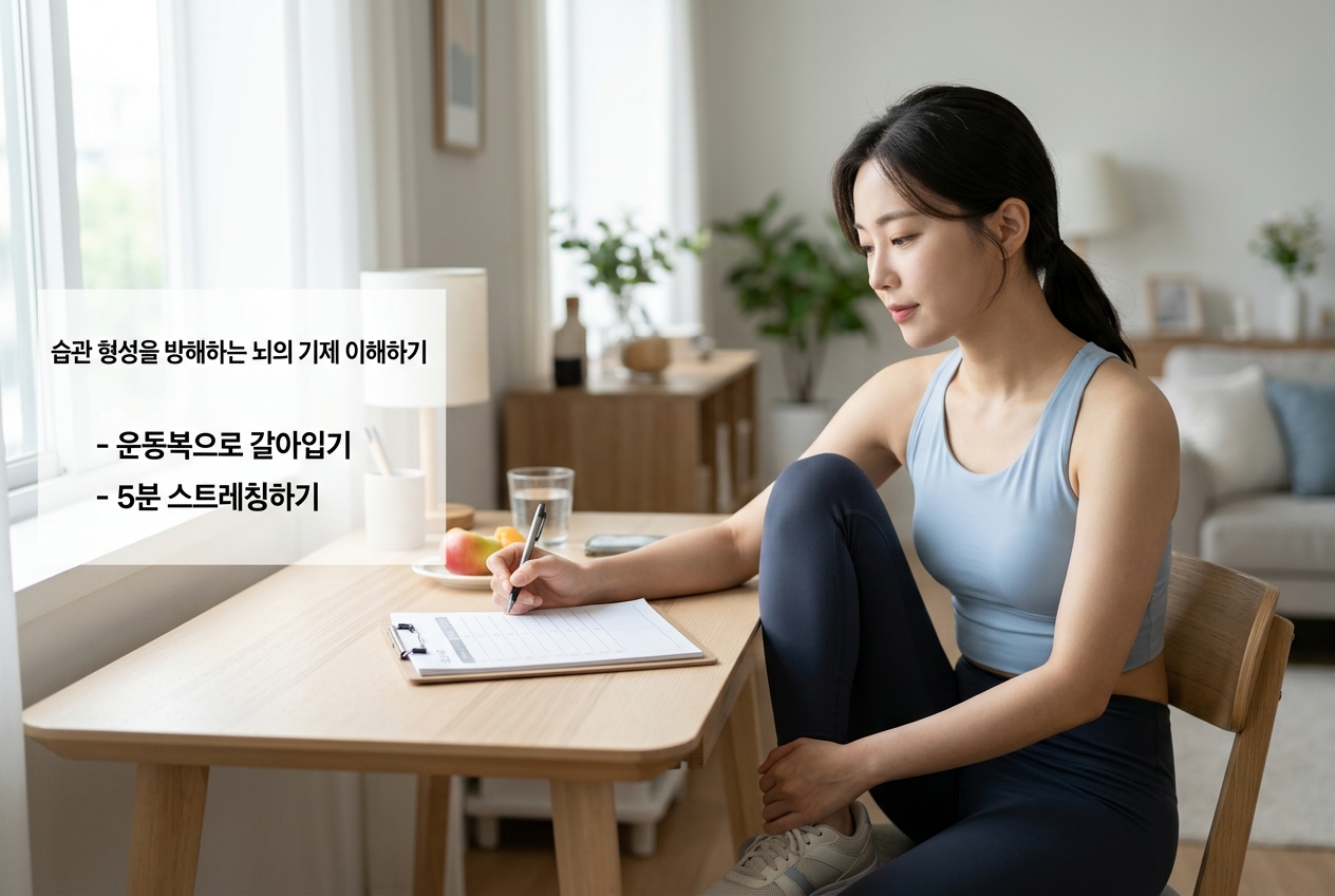 규칙적인 생활 습관 만드는 방법 - 습관 형성을 방해하는 뇌의 기제 이해하기