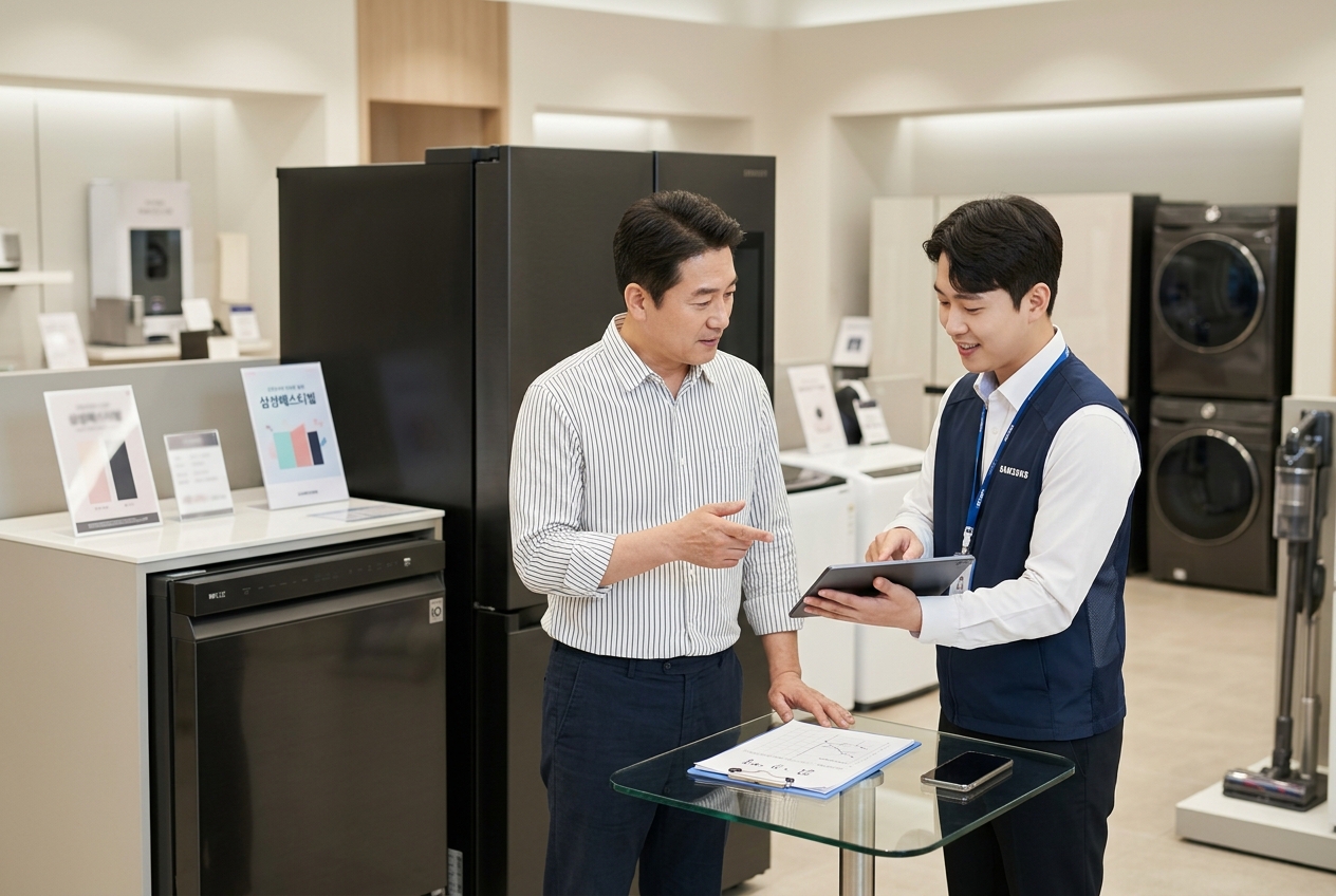 삼성페스티벌 - 가전제품 교체를 고민하는 이사를 앞둔 가정의 전략